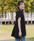 【小倉優子さん着用・選べる袖TYPE】バックフレアチュニックブラウス
